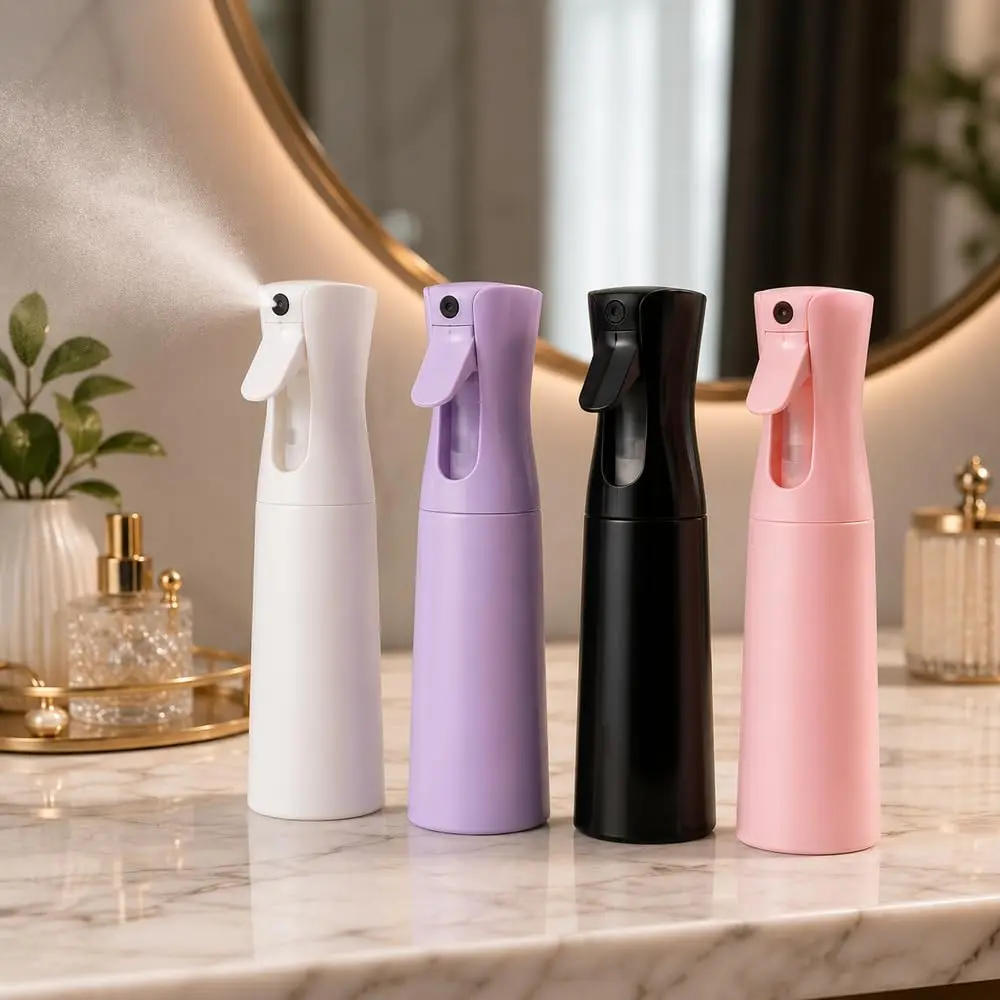 Borrifador Spray Contínuo Névoa Fina 250 ml para Cabelo e Casa Cor Sortida