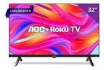 Smart TV 32 HD AOC com Roku e Voz - 1