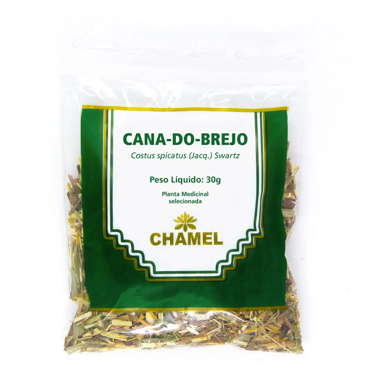 Chá Cana do Brejo Folhas, Natural, Chamel, 30 g