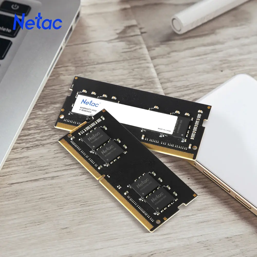 Memória RAM Netac DDR4 2666MHz 3200MHz DDR4 8GB 4GB 16GB Memória DDR4 para Notebook SODIMM Laptop 1.2V C19 Atacado