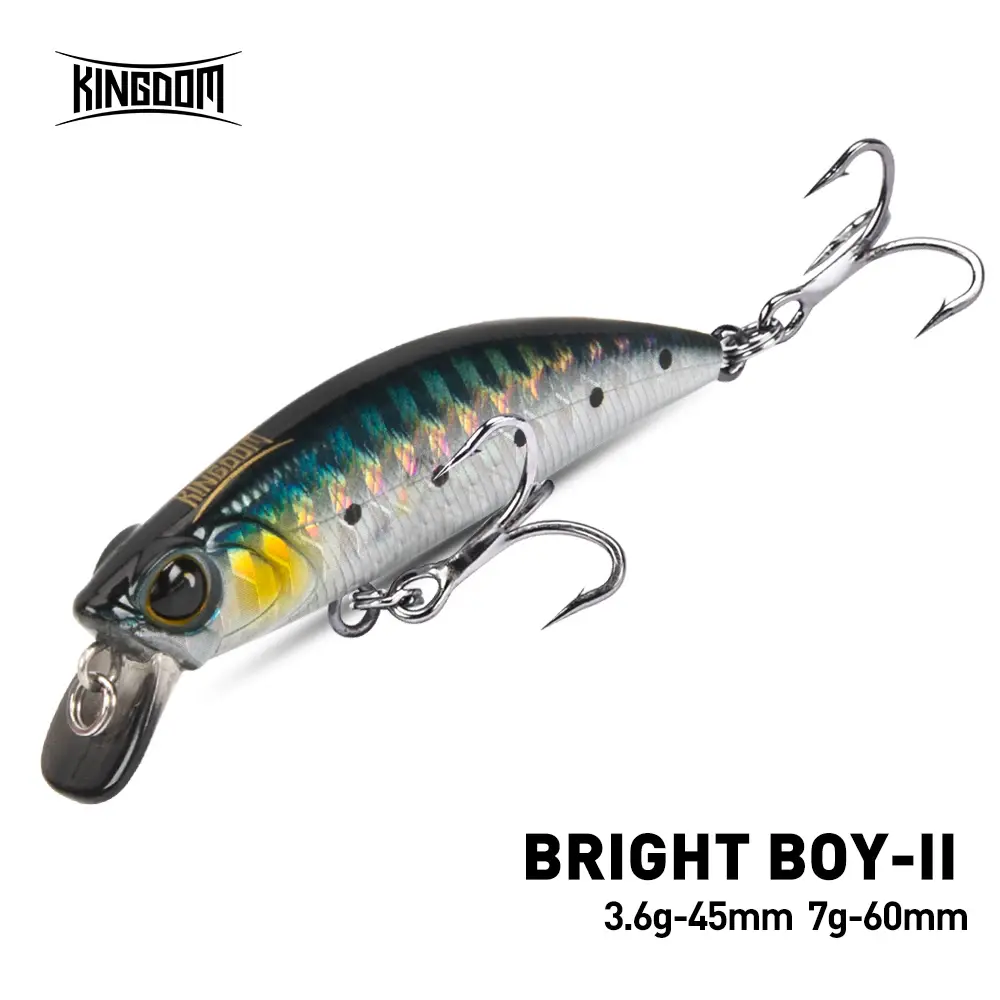 Reino afundando minnow isca de pesca 45mm 60mm fundição distante artificial duro wobbler crankbaits corpo fino iscas duras para truta baixo - 1