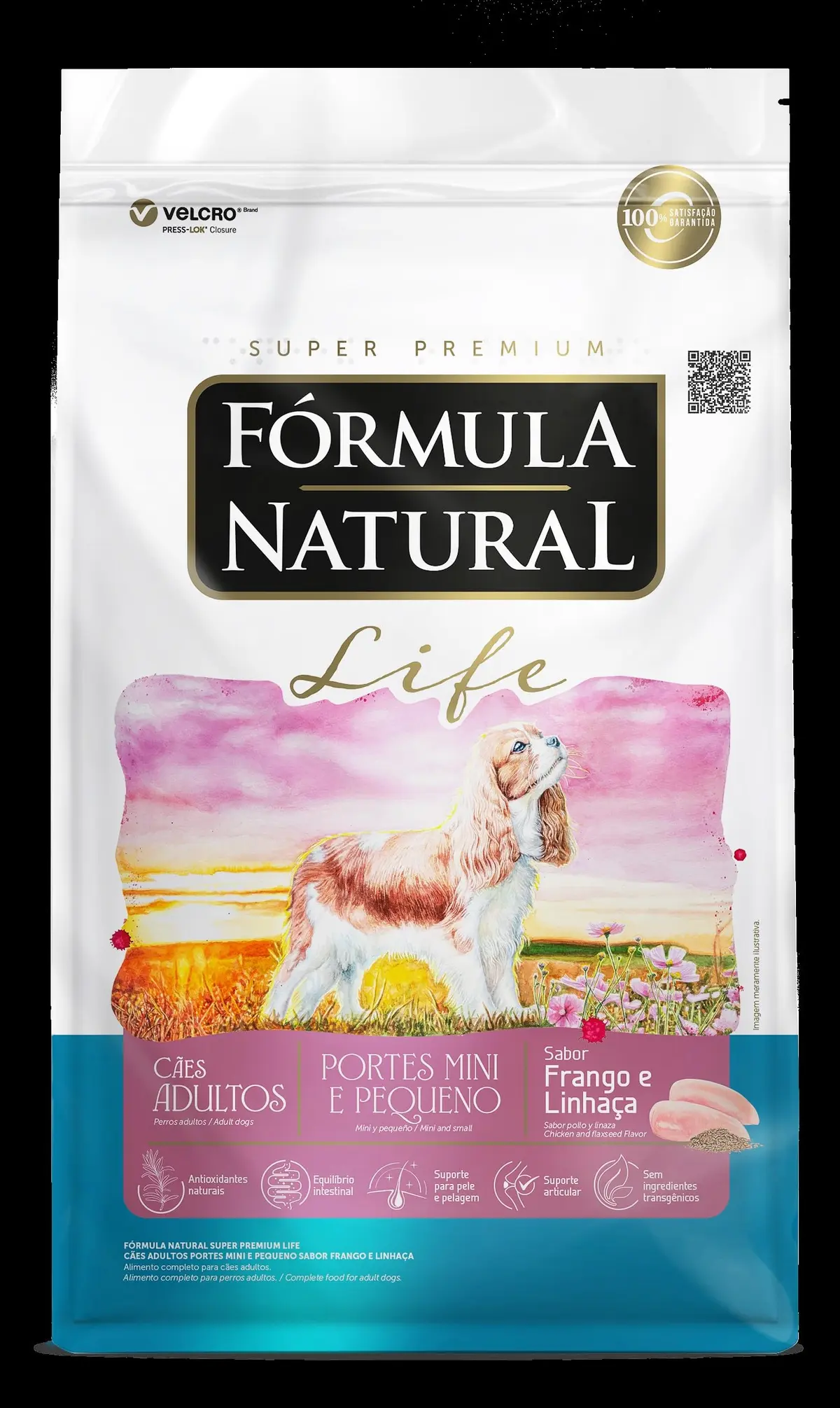 Fórmula Natural Life Ração Seca Para Cães Adultos De Pequeno Porte Sabor Frango 2,5Kg - 1