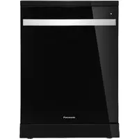 Lava-louças Intuitive+ Panasonic 15 serviços e Função ECO Black Glass - NP-6M1MBKBRP - 220v