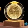 [R$ 24,64 | Moedas App] Luminária com tema espacial (Lua, Galáxia, Astronauta) Tamanho G - 1
