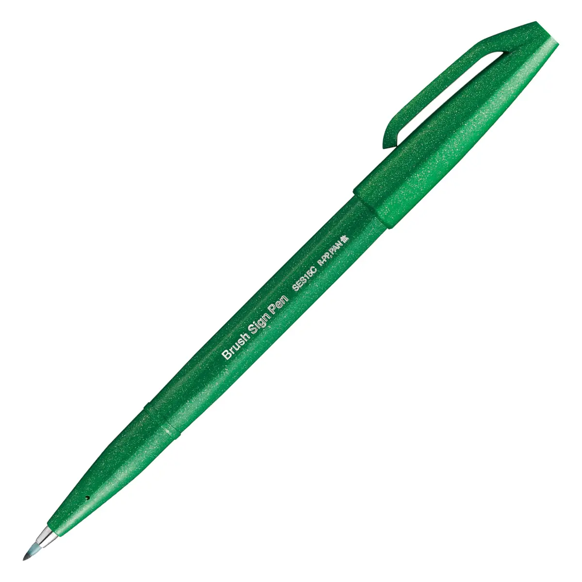 Caneta Pincel Brush Sign Pen Pentel Verde - 1