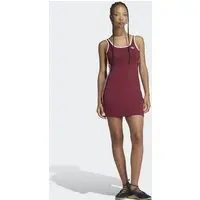 Vestido Feminino adidas Originals Curto 3 Listras Vinho