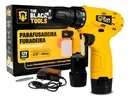 Parafusadeira Furadeira The Black Tools TB12A 3/8 a Bateria Cor Amarelo Frequência 60Hz - 1