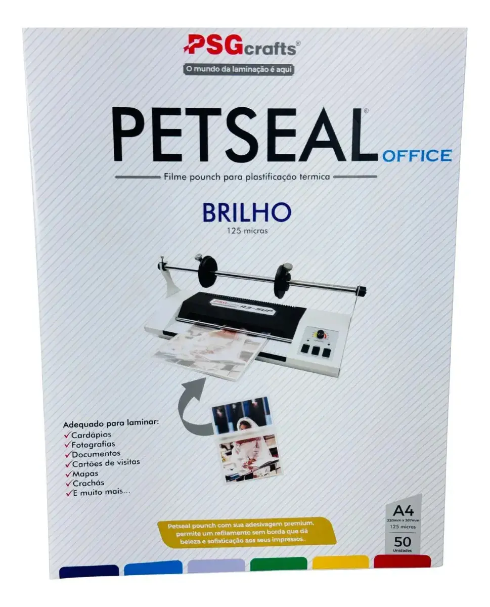 Petseal A4 (220 X 307 X 0,05mm) Cx C/ 50 Pcs - 1
