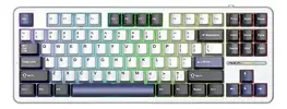 Teclado Gamer Aula F87 RGB Cinza ABNT2 - 1