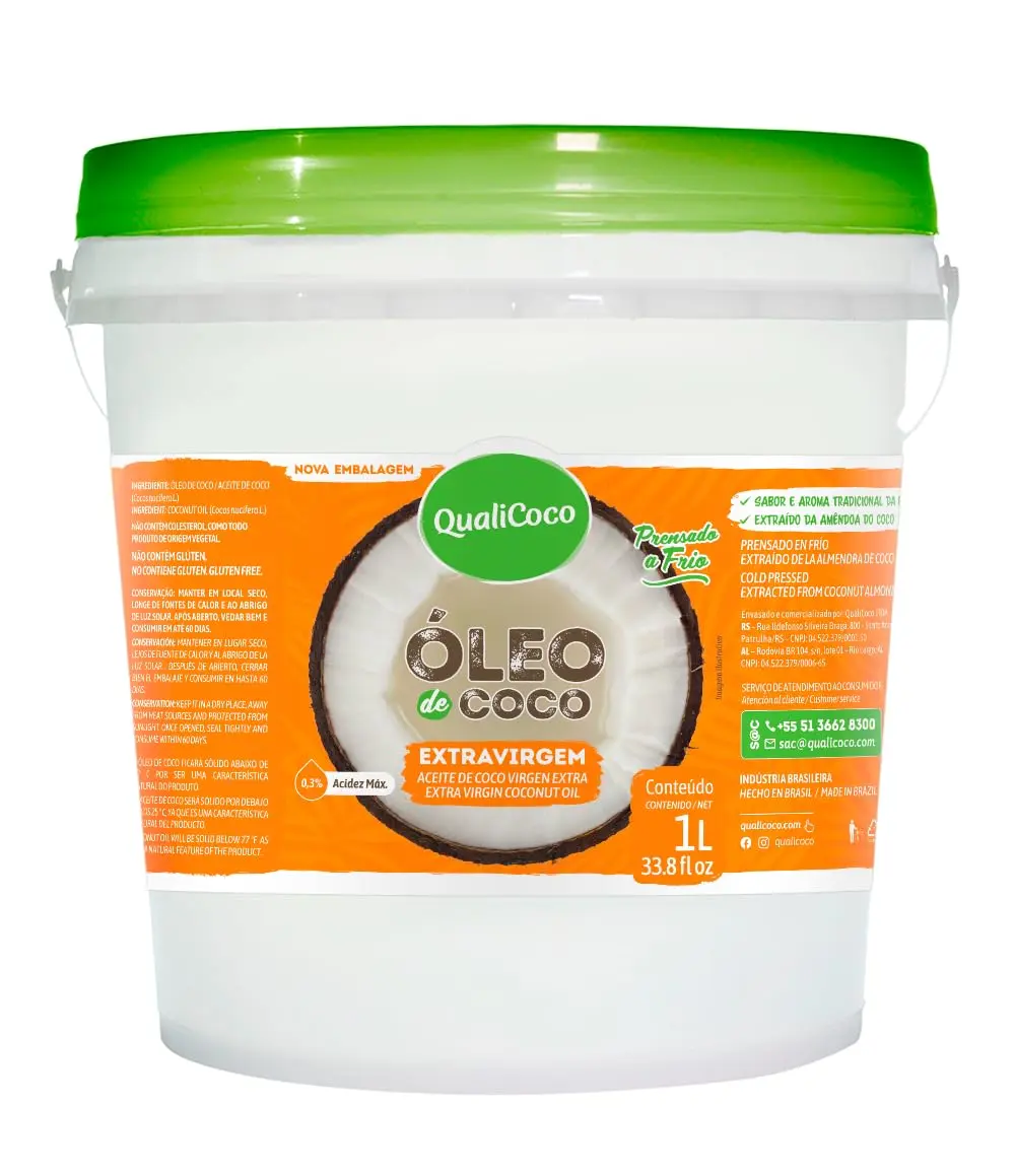 Oleo Coco Extravirgem 1,0 L - 1