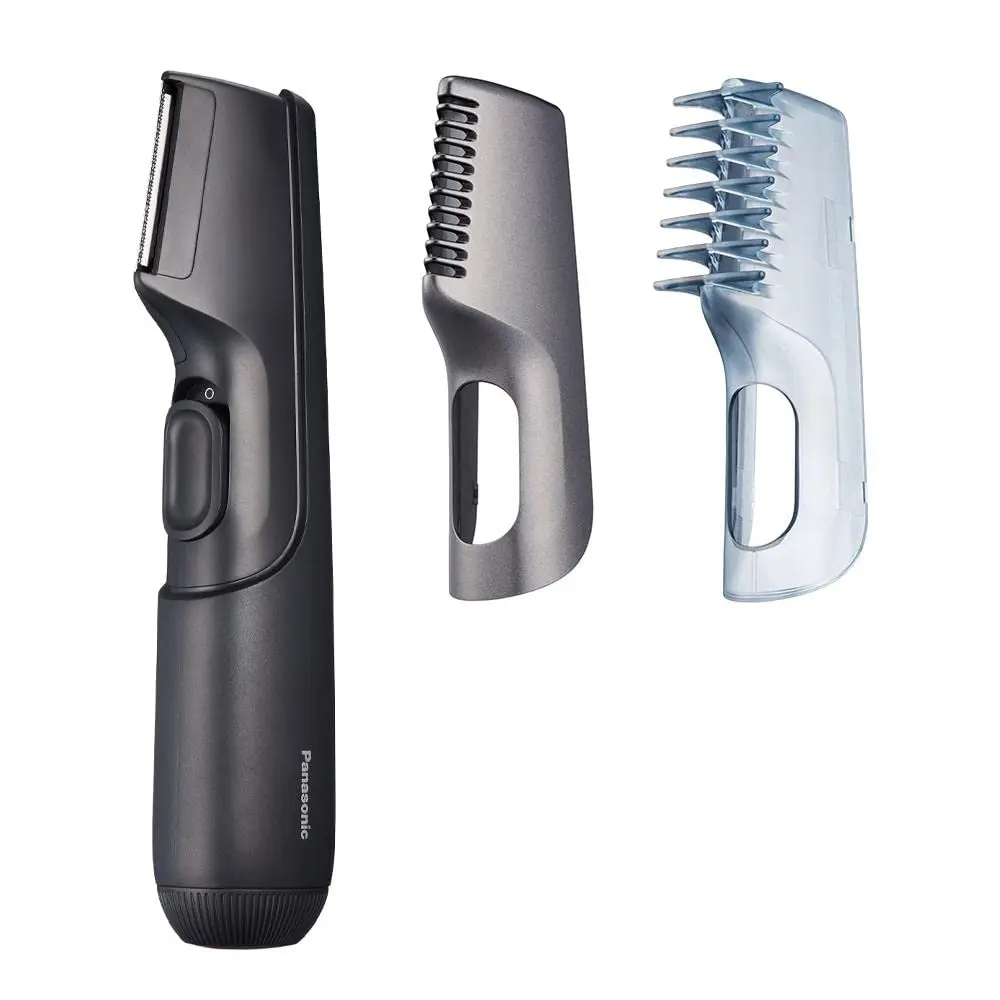 Aparador Corporal Elétrico Panasonic Mini V-Razor, Unissex | Uso Seco e Molhado, Sem Fio, 2 Acessórios
