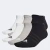 Kit 6 Meias Adidas Cano Baixo Branco e Preto - 1
