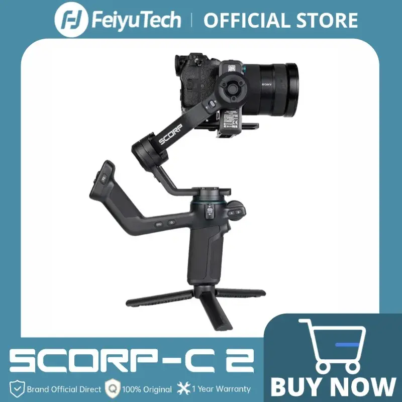 FeiyuTech Oficial Feiyu Série SCORP SCORP-C2 Gimbal Portátil Alça Estabilizadora de 3 Eixos para Câmera DSLR Sony/Canon - 1