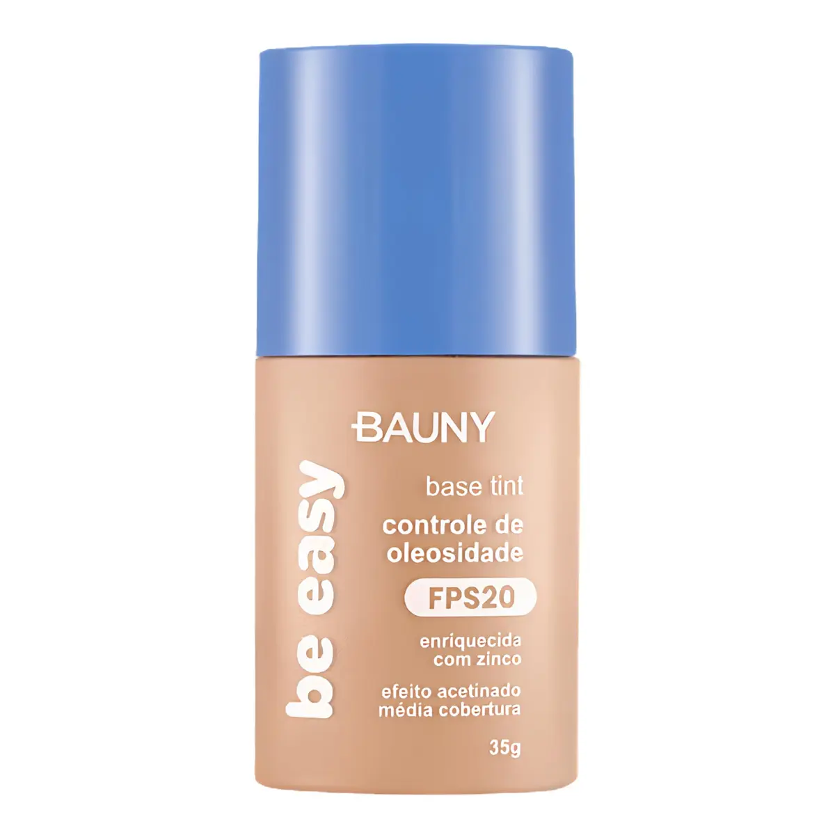 Base Facial Tint Acetinada FPS 20 Bauny Cobertura Natural Cor 030 35g