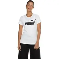 Camiseta Puma Feminina Manga Curta Essentials Logo Tee