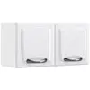 Armário Aéreo Duplo Itatiaia New Premium com 2 Portas - 80cm de largura - Branco - 1