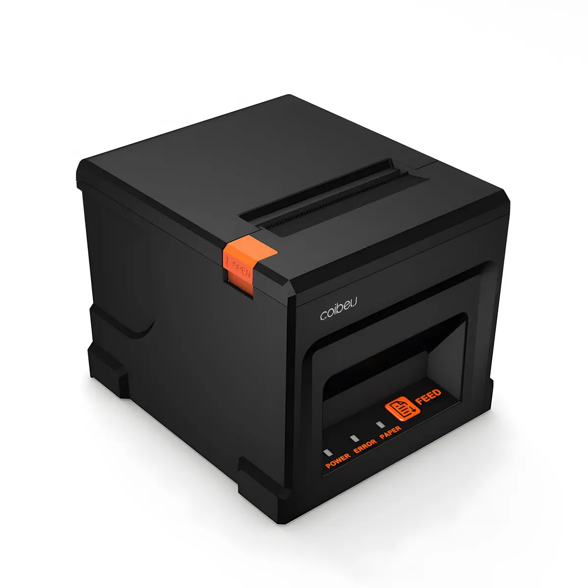 Impressora Térmica 80 mm com Corte Automático, Impressora de Recibos 203 DPI, Alerta Sonoro e Luminoso, Sem Tinta, USB, Ethernet, para Restaurante, Delivery, Caixa e Comércio