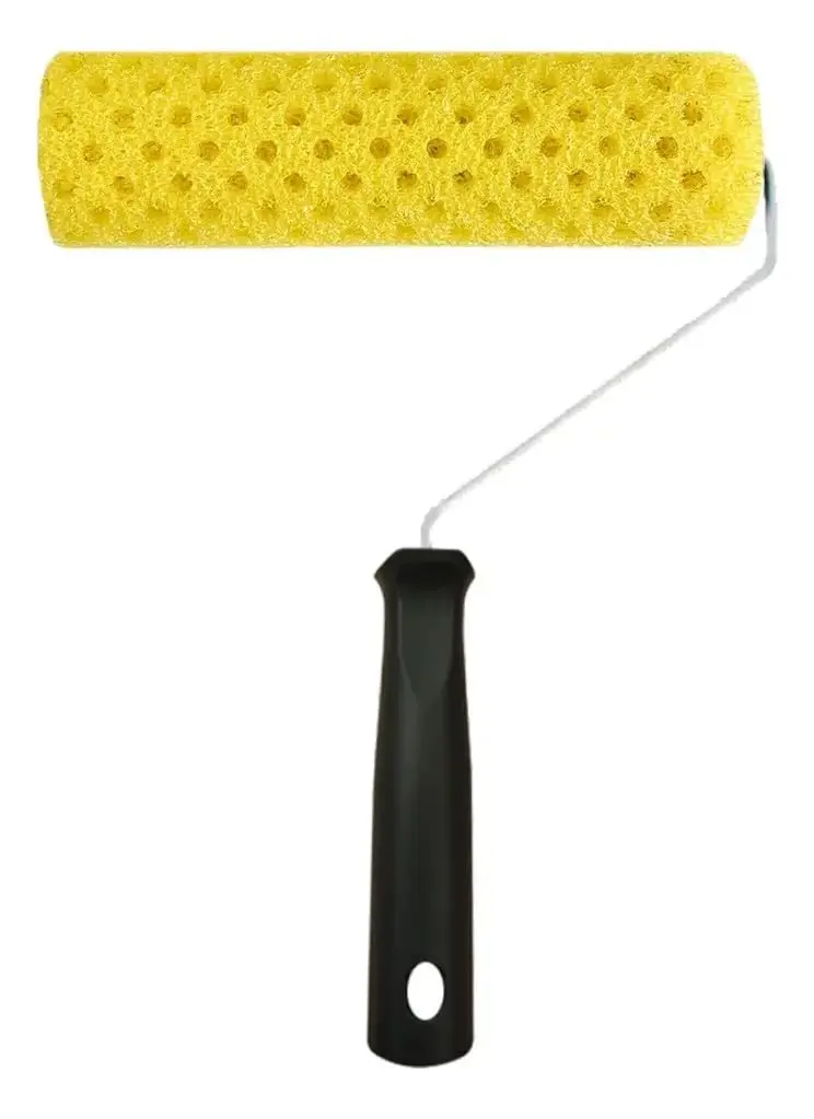 Rolo Para Chapisco Grosso E Textura 23cm Com Suporte | Kit ideal para pintura