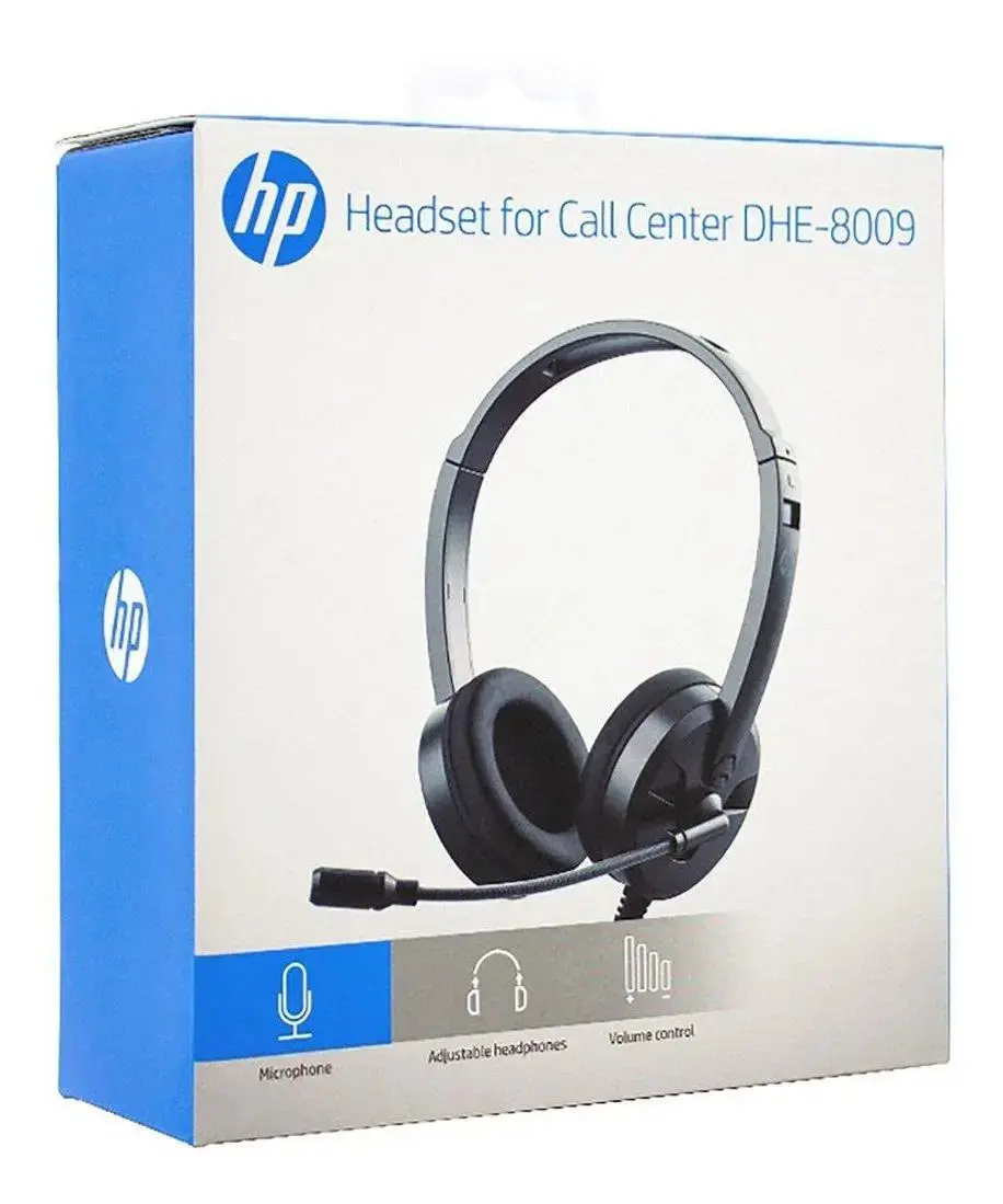Headset Hp Call Center Dhe-8009 194r3aa conexão P3 thumbnail 3