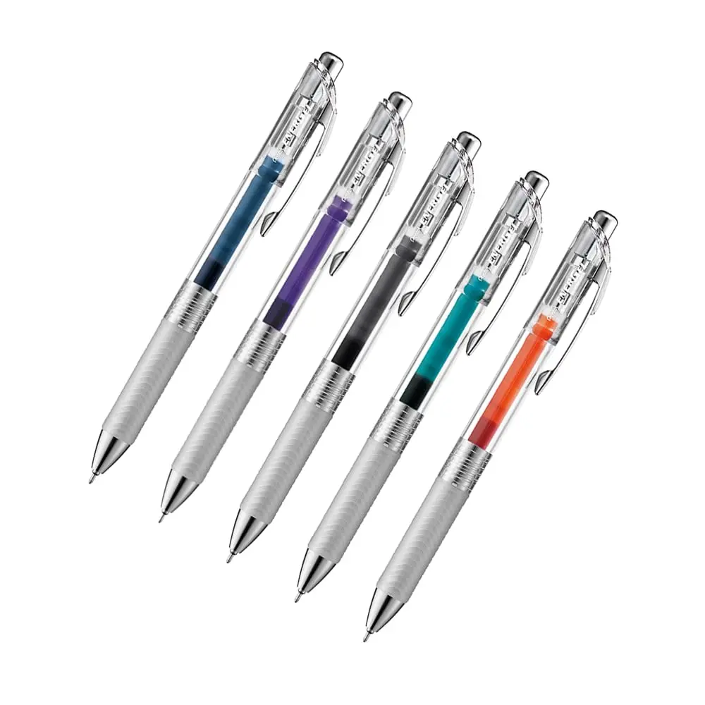 Pentel Caneta Gel Energel 0.5mm 5 Cores KITRetrátil
