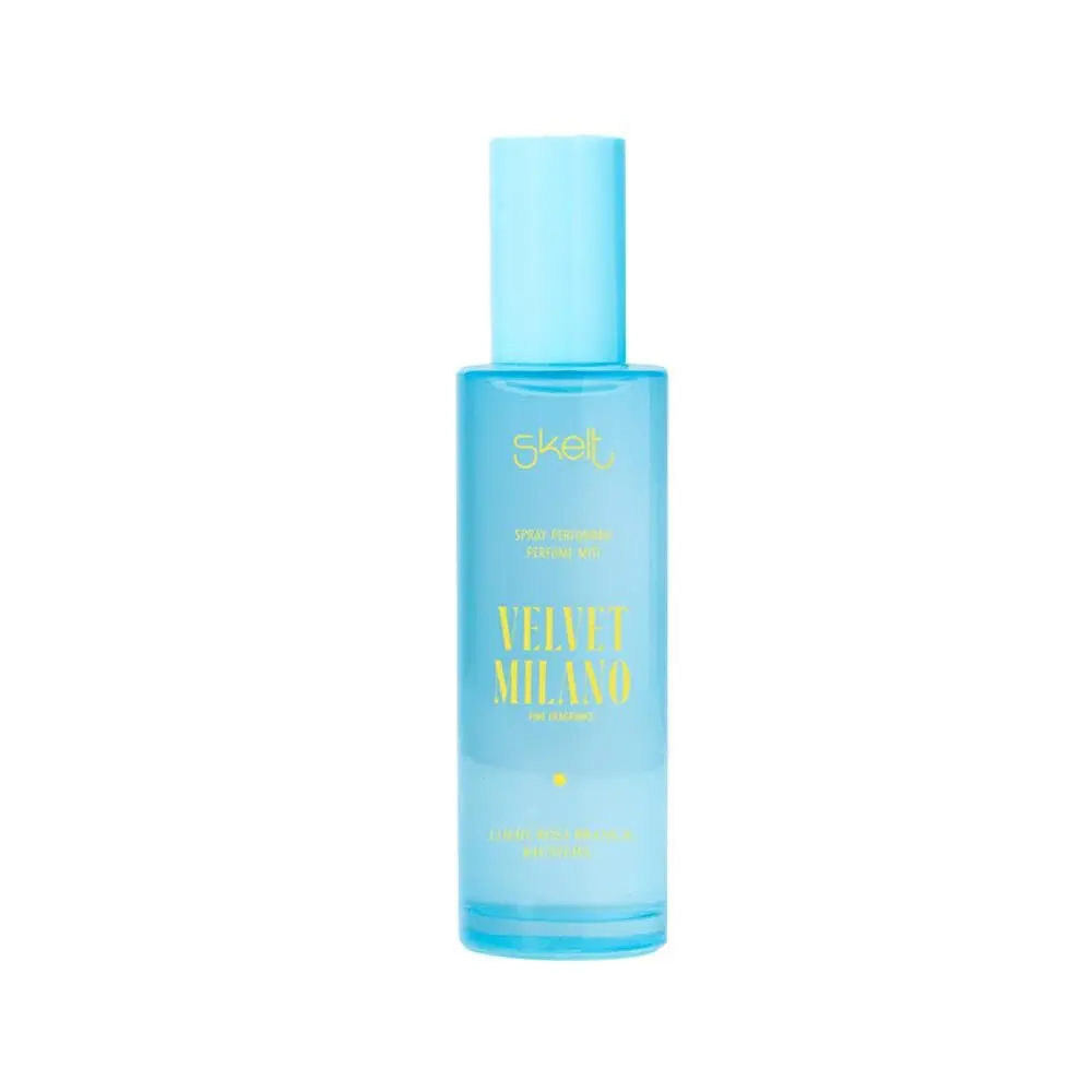 Body Splash Skelt Velvet Milano, 100ml | Intenso, Longa Fixação, Aplicação Prática, Todos os Tipos de Pele, Dia e Noite