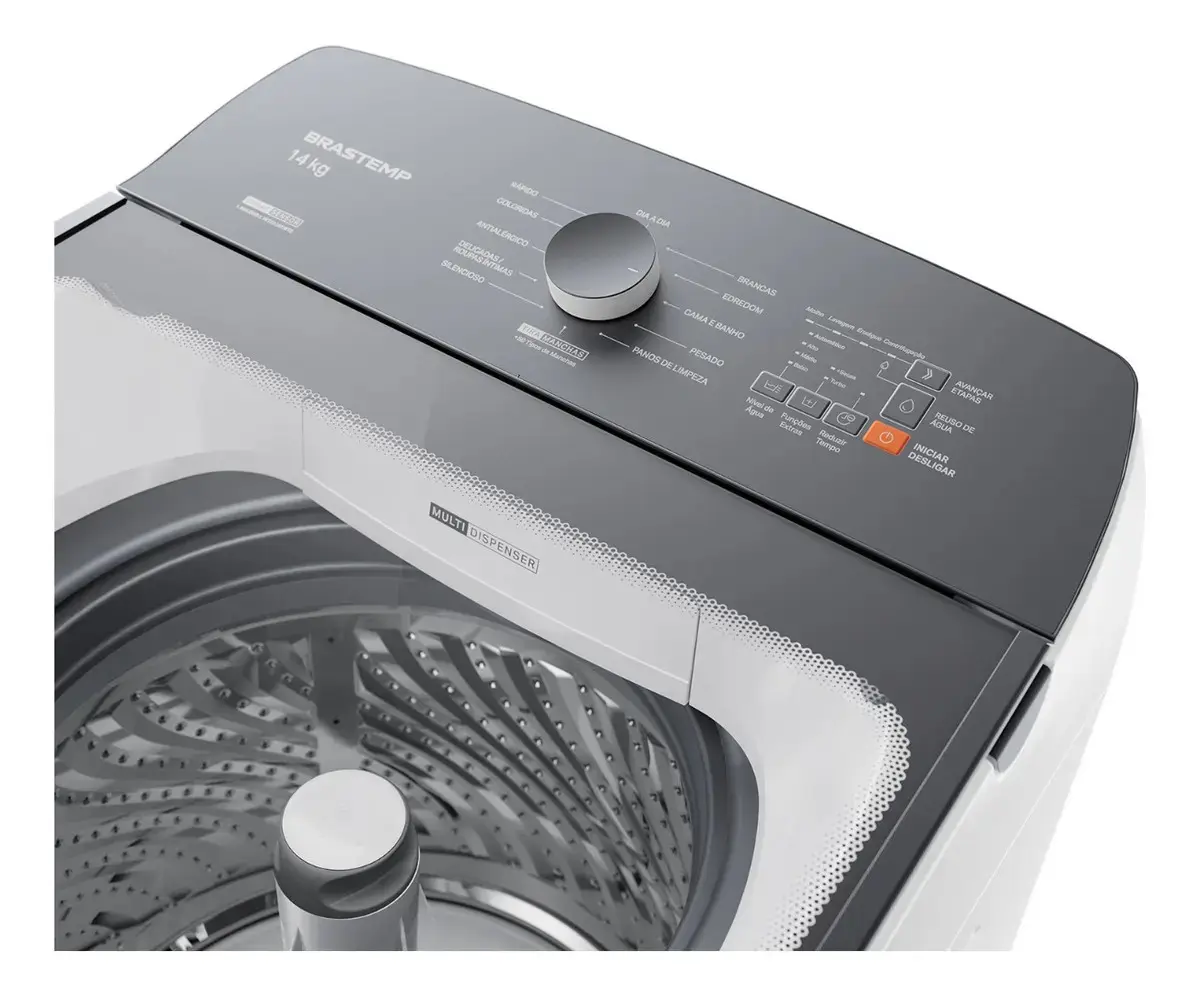 Máquina de Lavar Brastemp 14Kg Branca Smart Sensor- BWJ14AB thumbnail 10