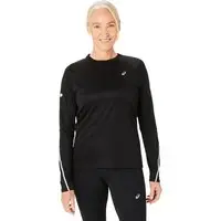Camiseta ASICS Manga Longa Road Lite-Show 1/2 Zíper - Feminino - Preto
