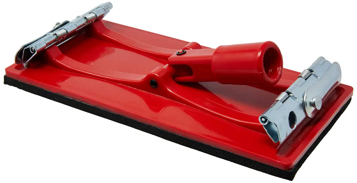 Atlas - Suporte Plástico para Lixa de Multiposição com Base de EVA e Conector para Encaixe de Prolongador.