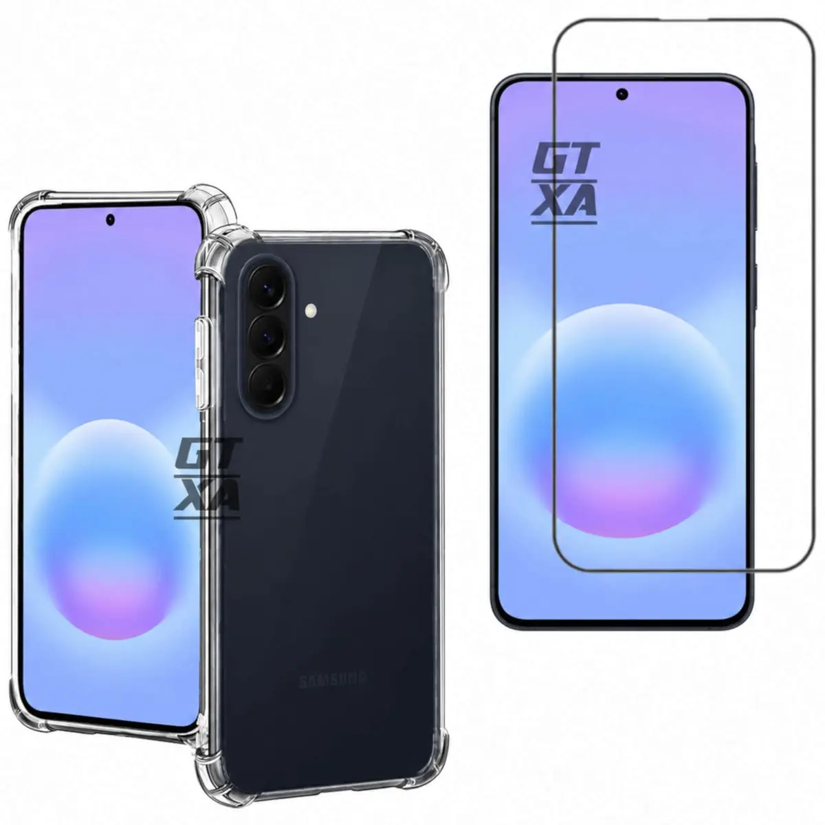 Kit Capa Anti Impacto + Película 9D Cerâmica para Samsung Galaxy A57 - 1