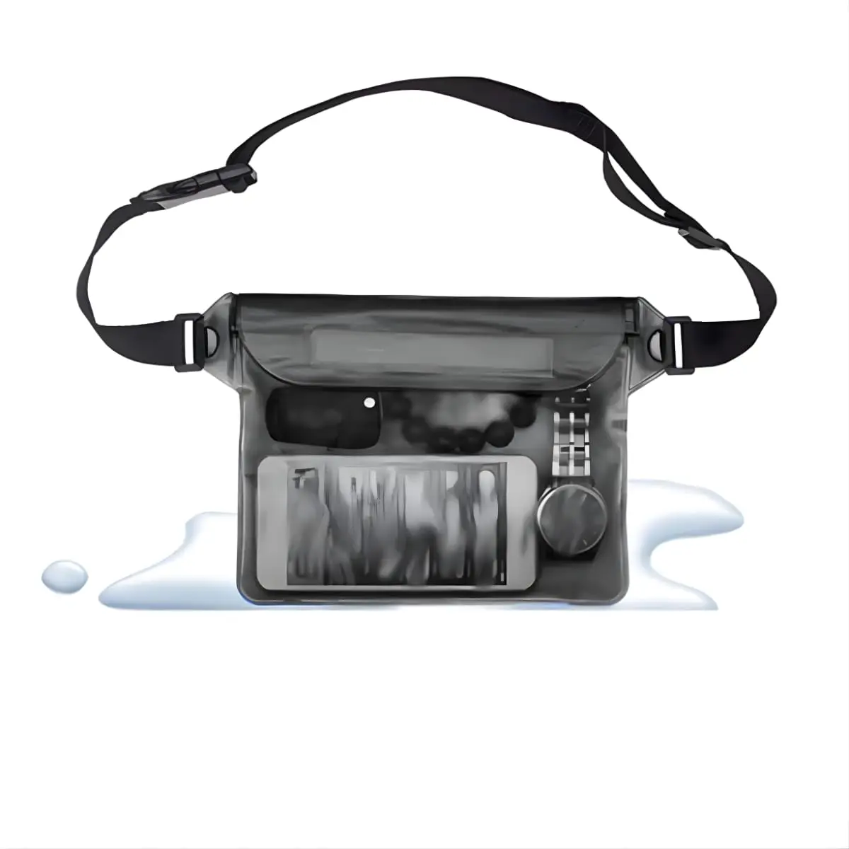 Bolsa De Praia Pochete Impermeavel Prova D'água Piscina Mar Porta Celular festa folia guarda objetos