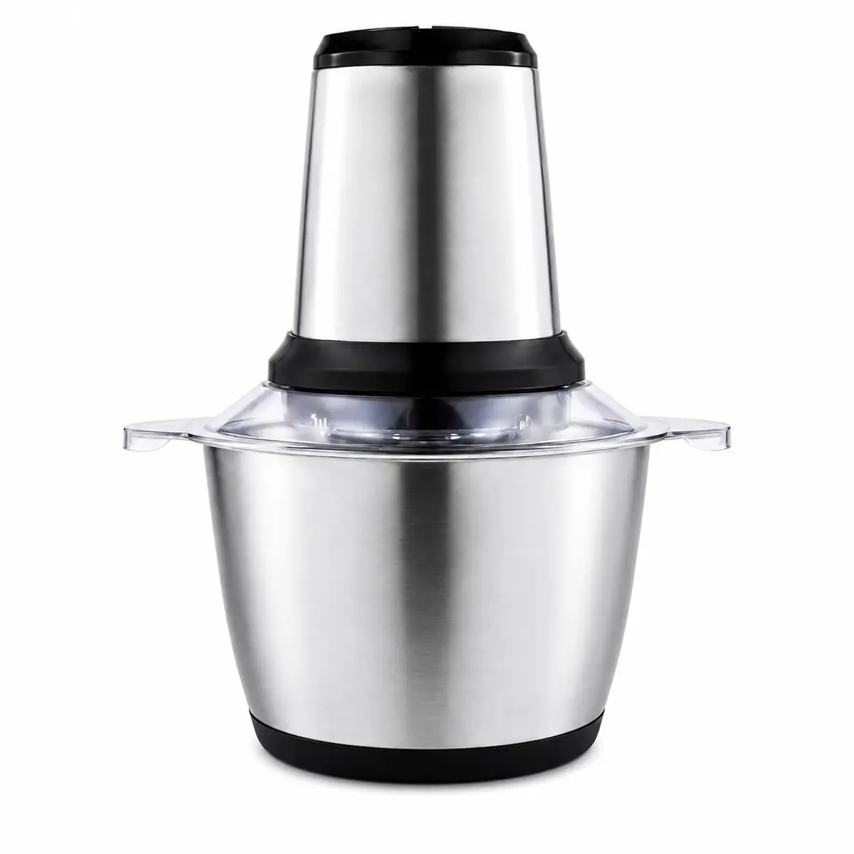 Multiprocessador Triturador Elétrico Profissional, 2L, 110V, 1200W para Carne, Frango, Alho e Legumes