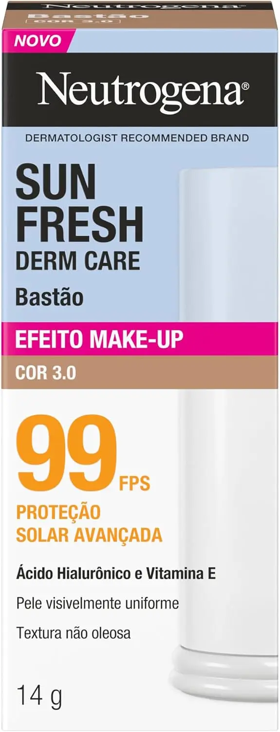 Protetor Solar Facial em Bastão Neutrogena Sun Fresh, Cor 3.0, FPS 99 - 1