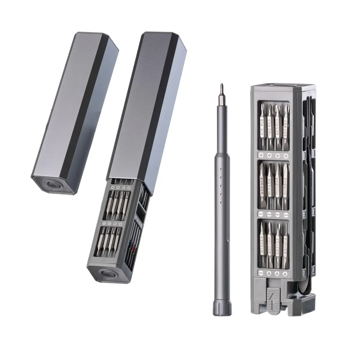 Kit Chaves de Precisão 71 em 1 com Pontas Torx Phillips Fenda para Manutenção Reparo de Celular Smartphone Notebook PC Eletrônicos