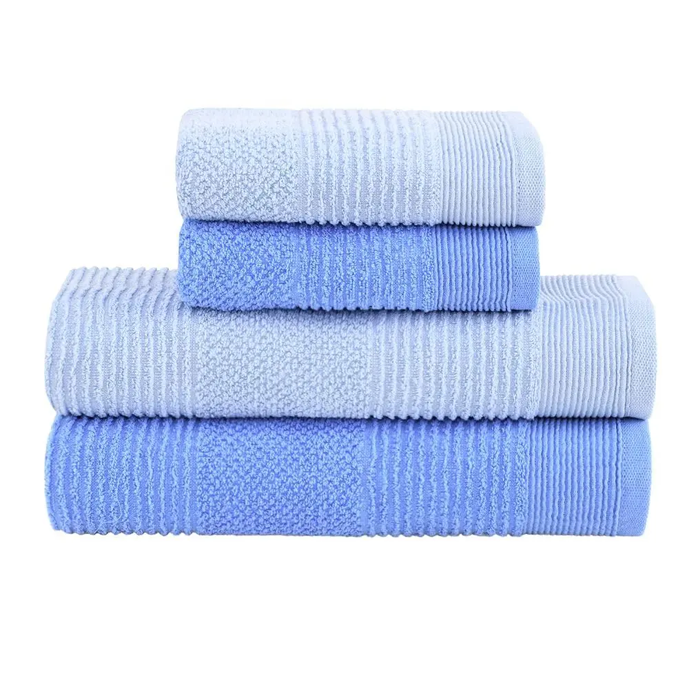 Jogo de Toalhas Buddemeyer Maya Extra Soft Banho Azul/Azul 4 peças