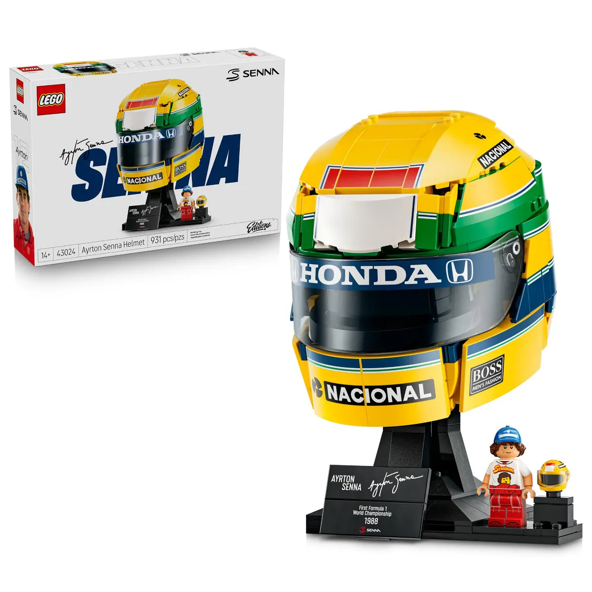 LEGO Editions Capacete do Ayrton Senna; Conjunto de Construção 43024 - 1