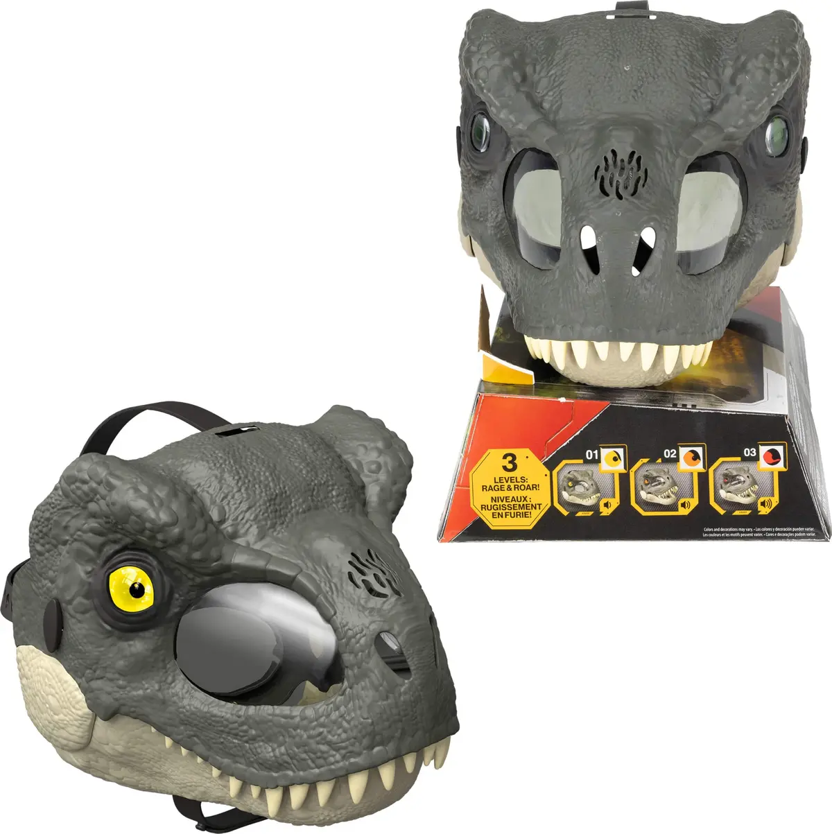 Jurassic World Brinquedo Rebirth Máscara Luxo para Crianças a Partir de 6 - 1
