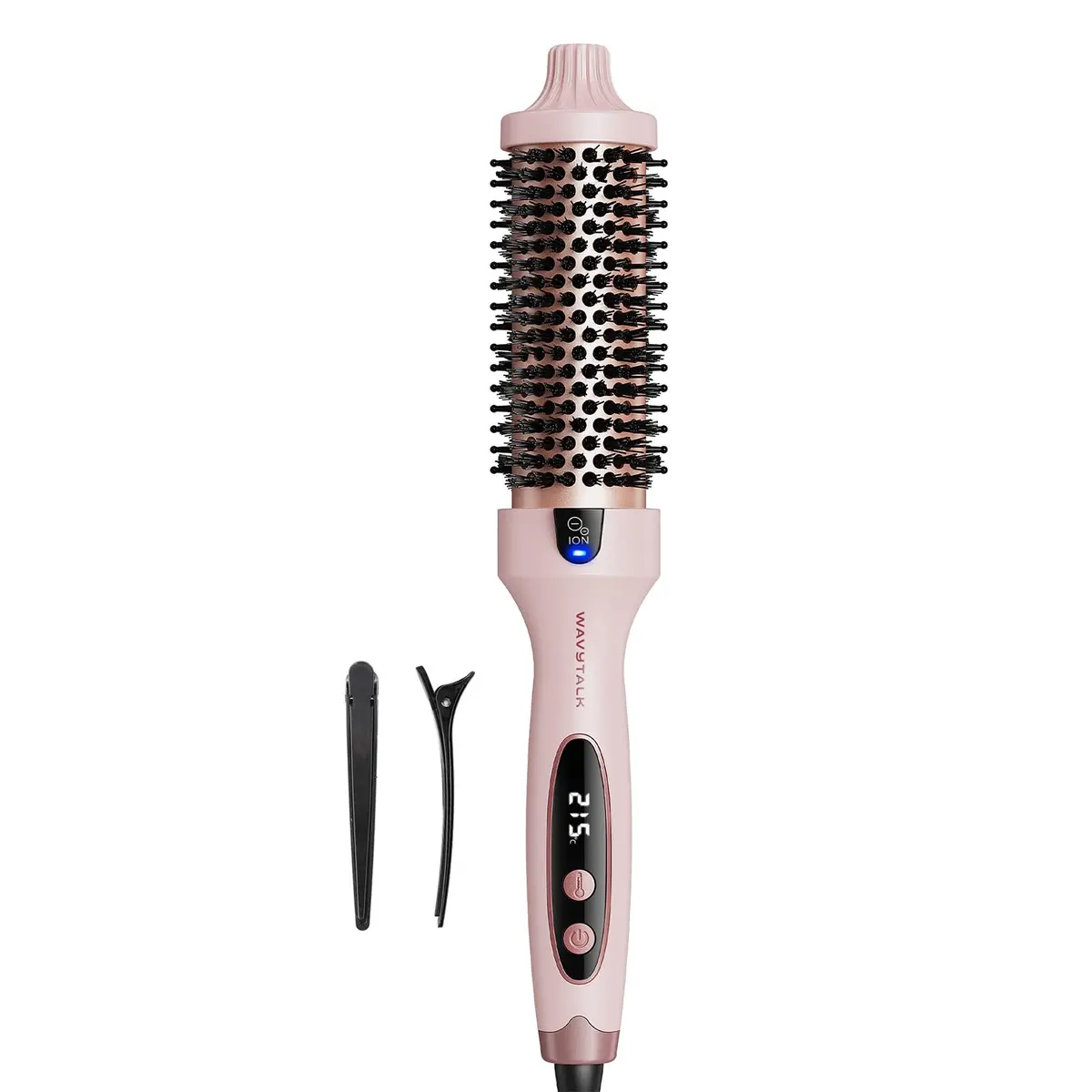 Wavytalk Escova Modeladora 38mm Blowout Boost, Tecnologia Íon | Revestimento Cerâmico de Turmalina, 5 Temperaturas, Bivolt, Menos Danos, Cabelos Lisos e Volumosos em Casa
