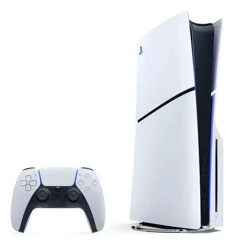 Console Sony PlayStation 5 Edição Slim Disk 1TB Branco com Controle Sem Fio DualSense