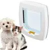 Ferplast SWING 1, porta para gatos e pequenos animais, entrada e saída controlável bidirecional, instalação universal, branco, PP - 1