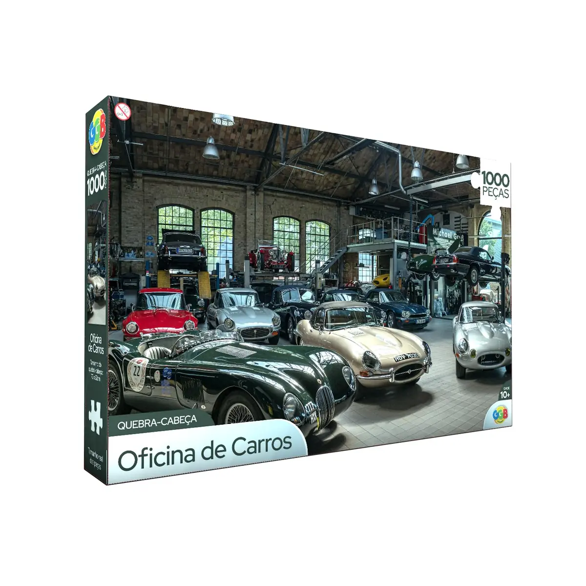 GGB Quebra-Cabeça Oficina de Carros 1000 Peças