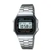 Relógio Digital Unissex Casio A168WA Prata - 1