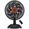 Ventilador de Mesa Mallory Neo Air 15 Total Control com 140W, 40cm e Controle Remoto - Preto/Grafite/Laranja - 220V - 1