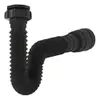Sifão Sanfonado Universal Preto 70cm - 1