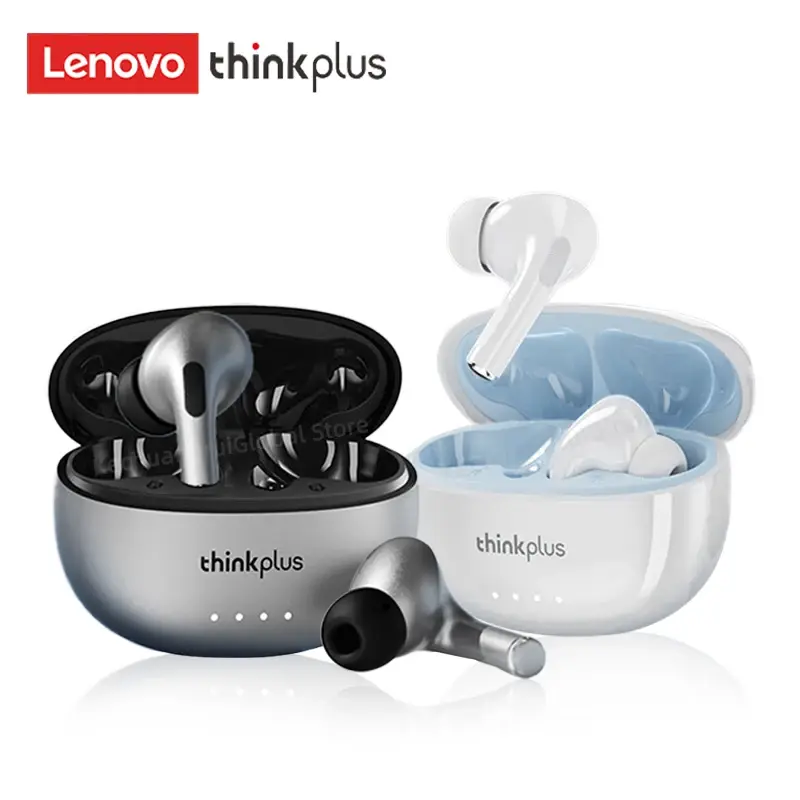 Fones de ouvido sem fio Lenovo LP5 Pro, Bluetooth 5.4, TWS, som HiFi, para música, jogos e esportes, com microfone e função de chamada em HD. - 1