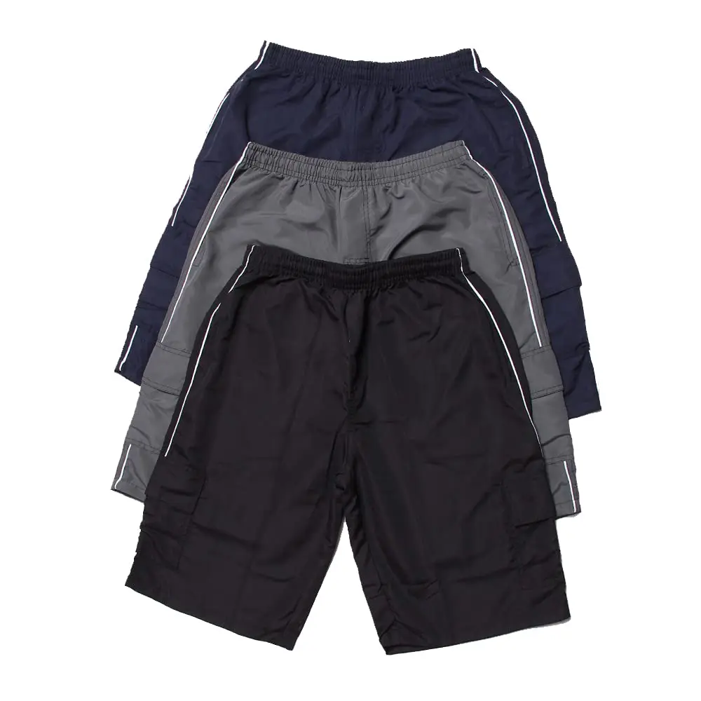 Kit 3 Bermuda Tactel OX. com Bolsos Frente e Costa