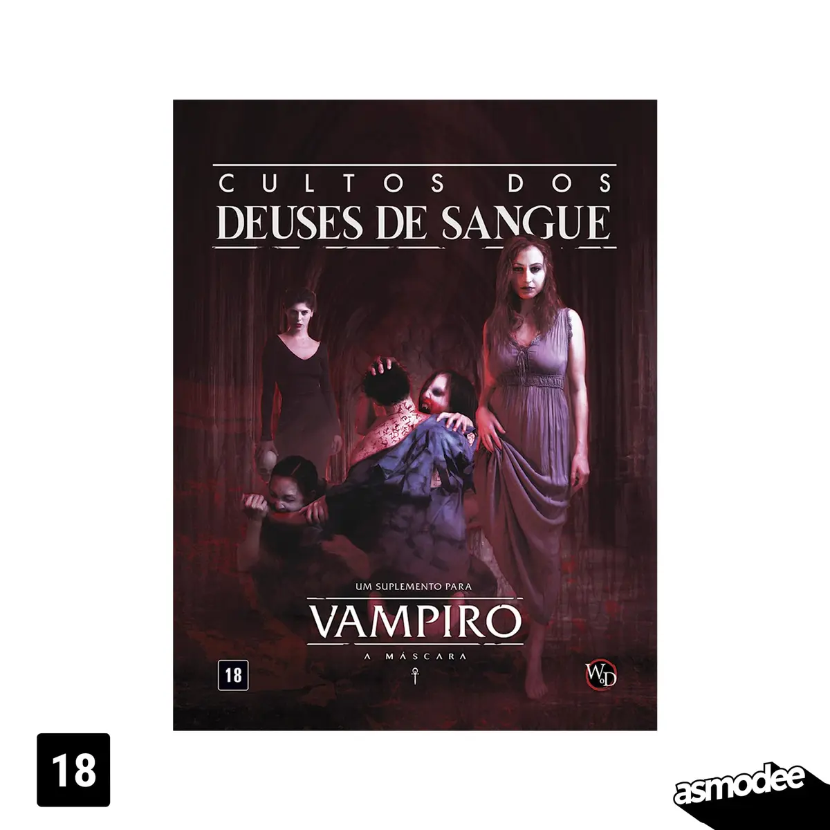 Galápagos, Vampiro: A Máscara Cultos dos Deuses de Sangue, Suplemento RPG | Para Jogadores Acima de 18 Anos, Jogo Narrativo Imersivo, Expande o Universo do Mundo das Trevas