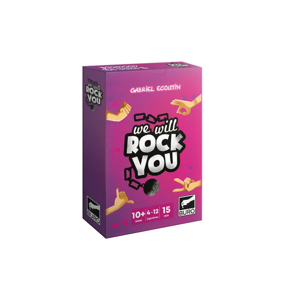 Buró, We Will Rock You, Jogo de Cartas Rápido e Engraçado, 4-12 jogadores - 1