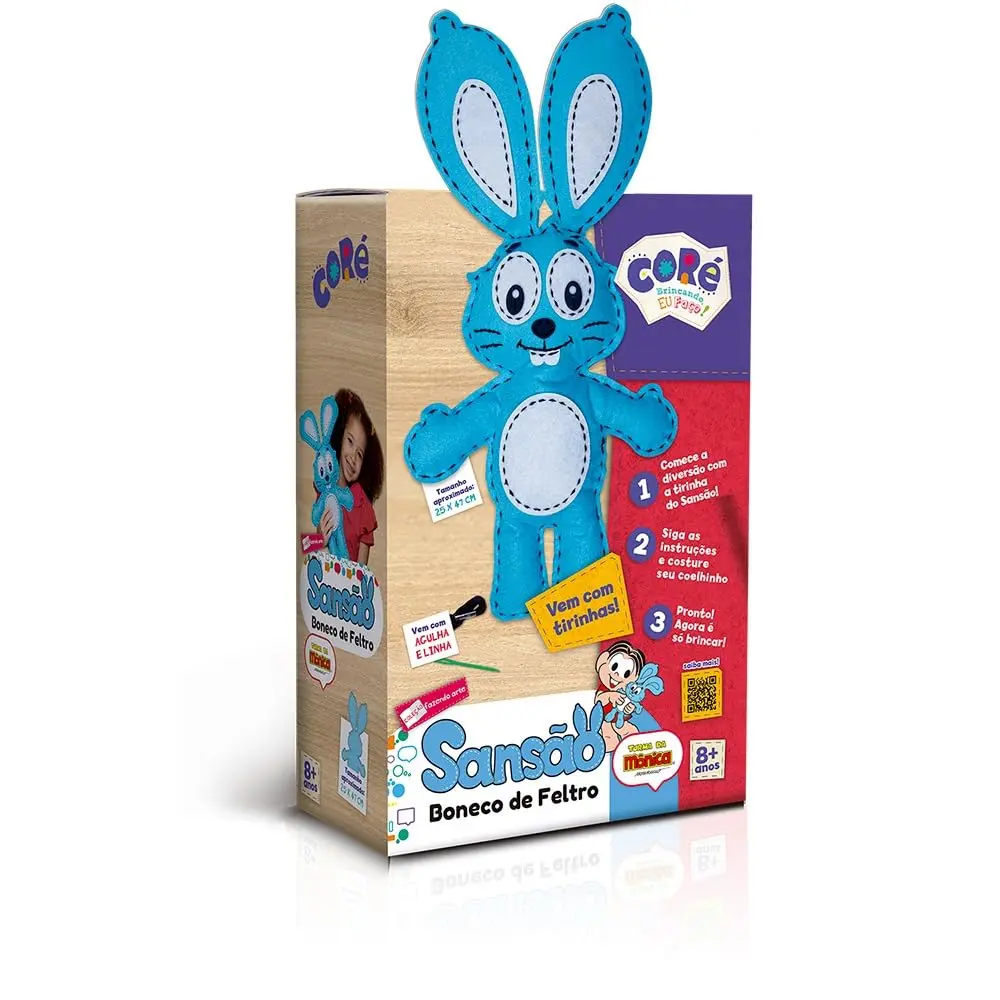 Toyster - Sansão - Boneco de Feltro - Turma da Mônica - Coré - 1