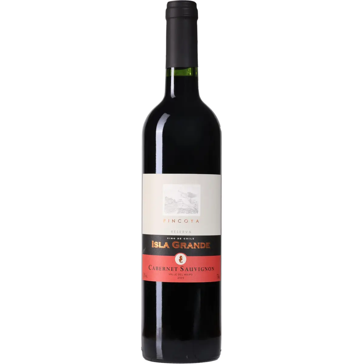 Vinho Tinto Santa Alicia, Cabernet Sauvignon Reserva, 750ml | Envelhecido em barricas de carvalho, com aromas de cassis e baunilha, ideal para carnes assadas e queijos duros
