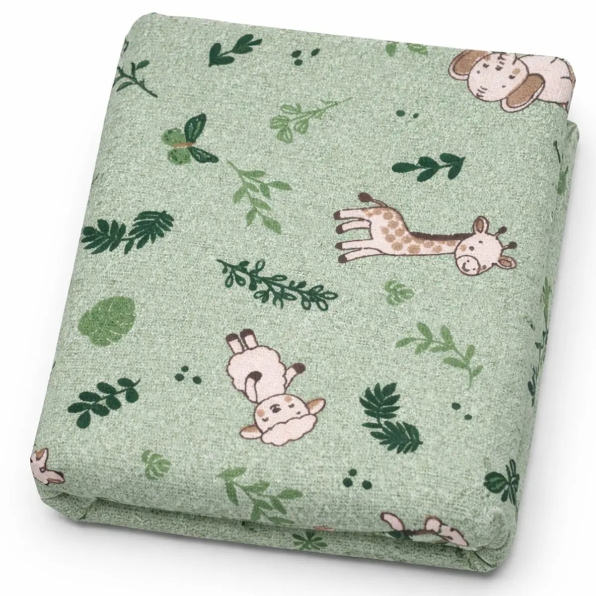 Toalha de Banho com Capuz Bebê 100% Algodão – Macia, Absorvente e Confortável p/Recém-Nascido e Criança (Verde.) - 1